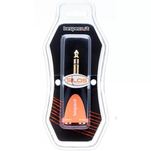 Bespeco SLAD230 Переходник 1/4" Jack TRS Male, 2 разъема 1/8" Jack TRS Female