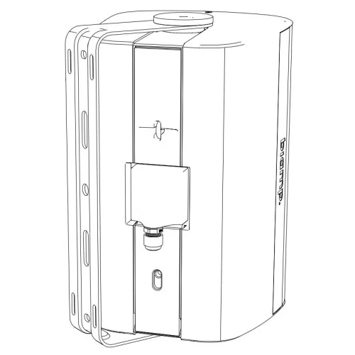 Biamp EX-S6-UB-W Настенная АС, 20/40/80 Вт.-100 В; 200 Вт. - 8 Ом., 6,5", IP54