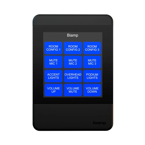 Biamp Apprimo TEC-X 2000 Black Панель управления