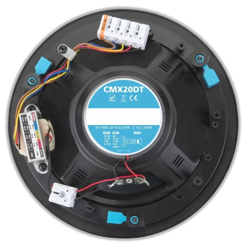 Biamp CMX20DT Потолочная АС, 5/10/20 Вт.- 100 В; 100 Вт.- 16 Ом., 8", IP50
