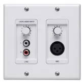 Biamp D-ALINP Настенный блок аудио входов