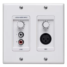 Biamp D-ALINP Настенный блок аудио входов