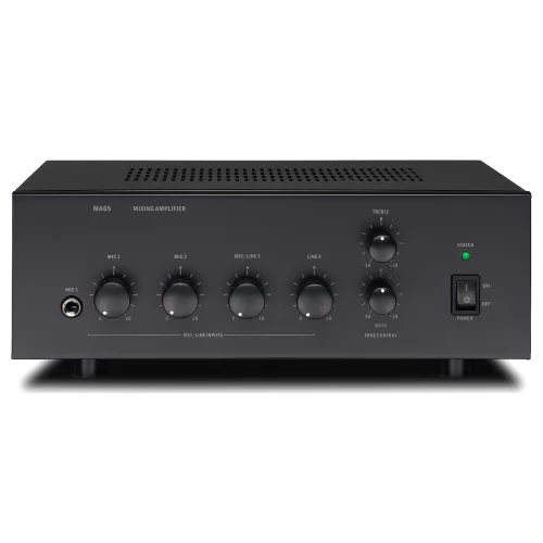 Biamp MA65 Микшер-усилитель, 65 Вт., 70В/100В/8 Ом.
