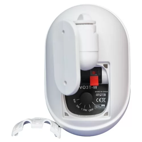 Biamp OVO3T-W Настенная АС, 1,5/3/6 Вт.- 100 В; 40 Вт.- 16 Ом., 3"