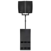 Biamp SUB2400-BL Инсталляционный сабвуфер, 300 Вт., 2х10"
