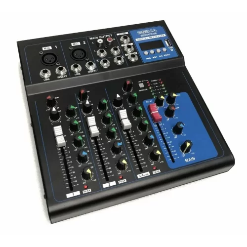 Biema MX04T-V3 4-канальный микшер, MP3, Bluetooth