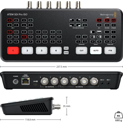 Blackmagic ATEM SDI Pro ISO Видеомикшер
