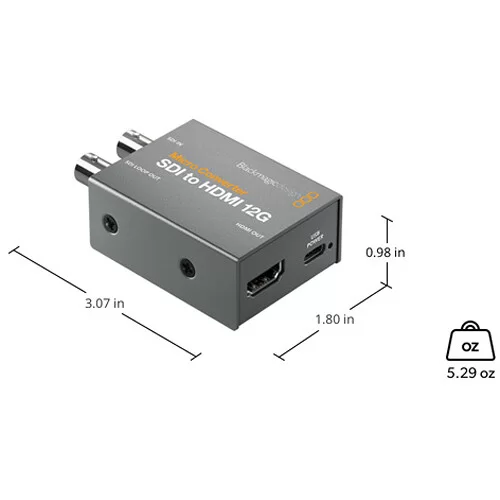 Blackmagic Micro Converter SDI to HDMI 12G Микро-конвертер