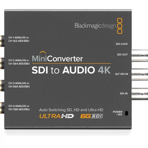 Blackmagic Mini Converter - SDI to Audio 4K Конвертер