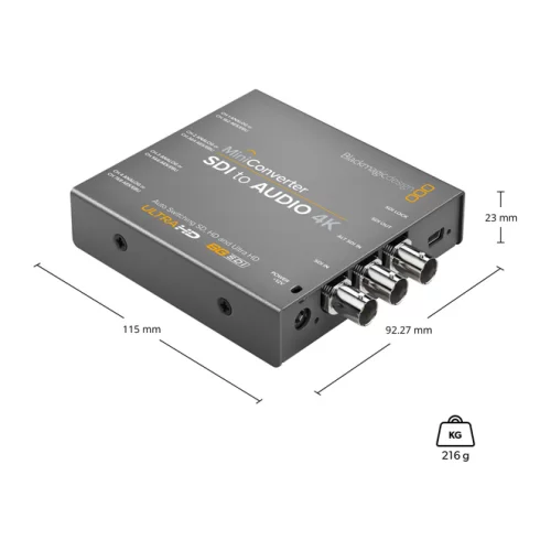 Blackmagic Mini Converter - SDI to Audio 4K Конвертер