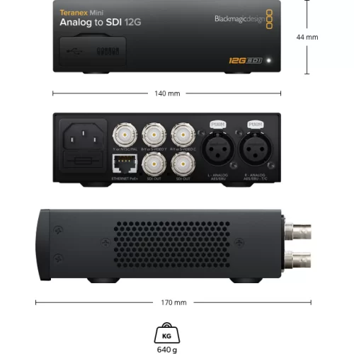 Blackmagic Teranex Mini - Analog to SDI 12G Конвертер