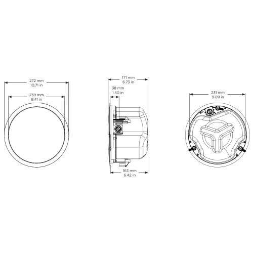 Bose FreeSpace FS4CE Black Встраиваемая АС, 5/10/20/40 Вт., 70/100 В, 4,5", пара