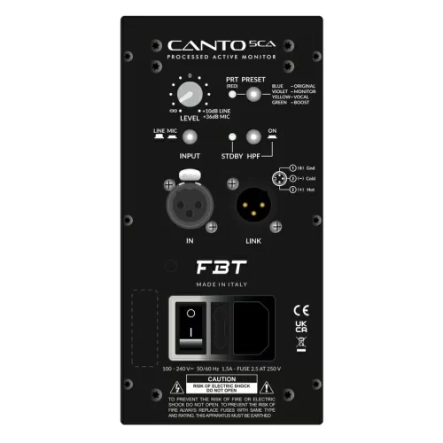 FBT CANTO 5CA W Пассивная АС, 150 Вт., 5"