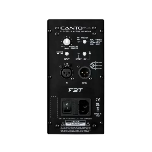 FBT CANTO 8CA B Активная АС, 300 Вт., 8"