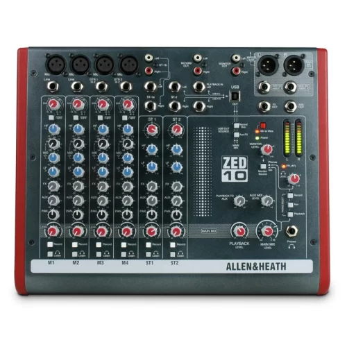 Allen & Heath ZED-10  (ZED1002) 8-канальный аналоговый микшер