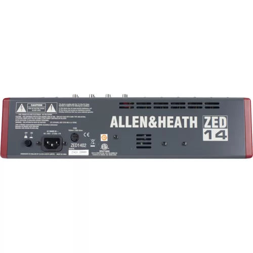 Allen & Heath ZED-14  (ZED1402) 14-канальный аналоговый микшер
