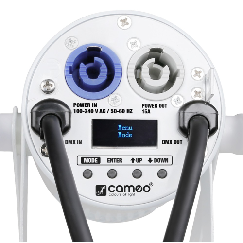CAMEO Q-SPOT 15 RGBW WH Светодиодный прожектор с 15Вт RGBW (4-в-1)