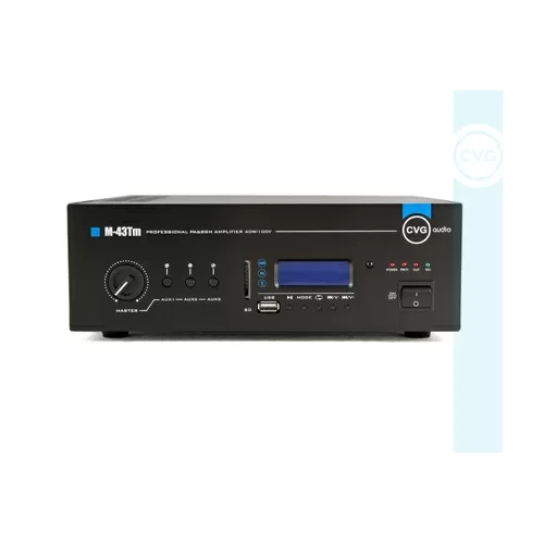CVGaudio M-43Tm Трансляционный микшер-усилитель, 40 Вт., MP3, FM, Bluetooth
