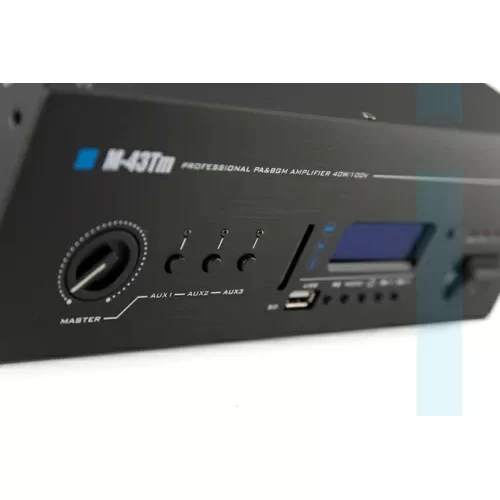 CVGaudio M-43Tm Трансляционный микшер-усилитель, 40 Вт., MP3, FM, Bluetooth
