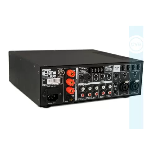 CVGaudio M-43Tm Трансляционный микшер-усилитель, 40 Вт., MP3, FM, Bluetooth
