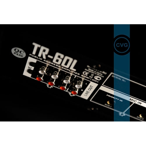 CVGaudio TR-60L Трансляционный микшер-усилитель, 60W - 100V/70V/4-16ohm