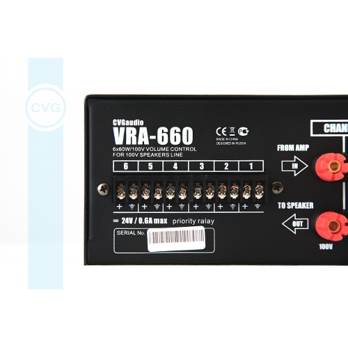 CVGaudio VRA-660 Регулятор громкости, 6х60 Вт.