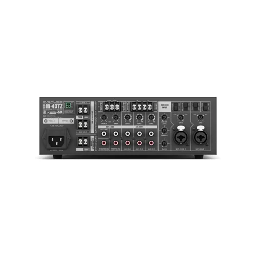 CVGaudio M-43Tz Трансляционный микшер-усилитель, 40 Вт., 2 зоны