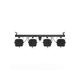 Chauvet-DJ 4BAR Quad ILS  Комплект светодиодных прожекторов, 4 прожектора Q7 (7x3,5W RGBA)