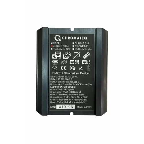 Chromateq CLUB-E 1024 Интерфейс-DMX