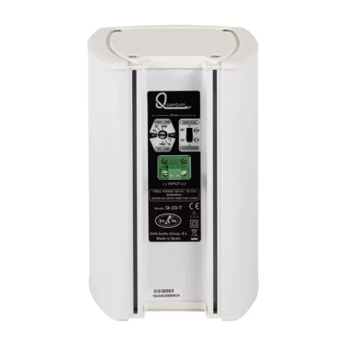DAS Audio Q-23-T Пассивная АС, 80 Вт./8Ом., 30/20/10  Вт.- 100В; 70В, 2х3"