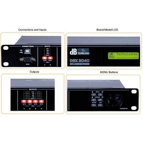 DB Technologies DSX2040 Цифровой контроллер акустических систем