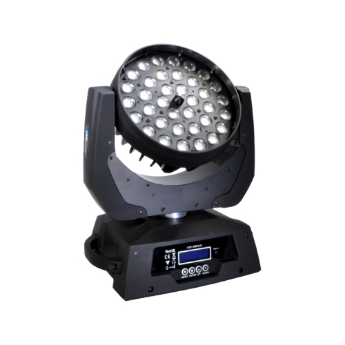 DIALighting IW36-10-Quatro Zoom LED Вращающаяся голова WASH 36х10 Вт. RGBW