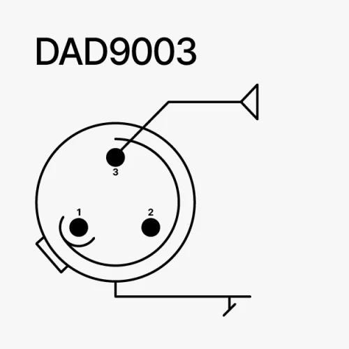 DPA DAD9003 Переходник с MicroLock на 3-pin LEMO