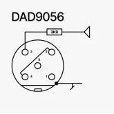 DPA DAD9056 Переходник с MicroLock на TA-5F для Lectrosonics LM, SM, UM Series