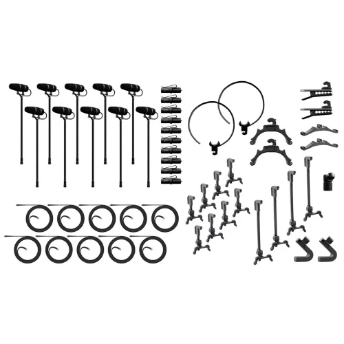 DPA KIT-4099-DP-10C-C Комплект в кейсе из 10 микрофонов CORE 4099 c аксессуарами для классических инструментов