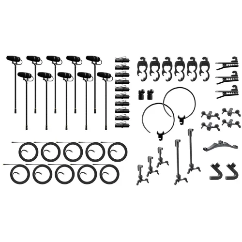 DPA KIT-4099-DP-10R Комплект из 10 микрофонов CORE 4099 c аксессуарами для рок-инструментов