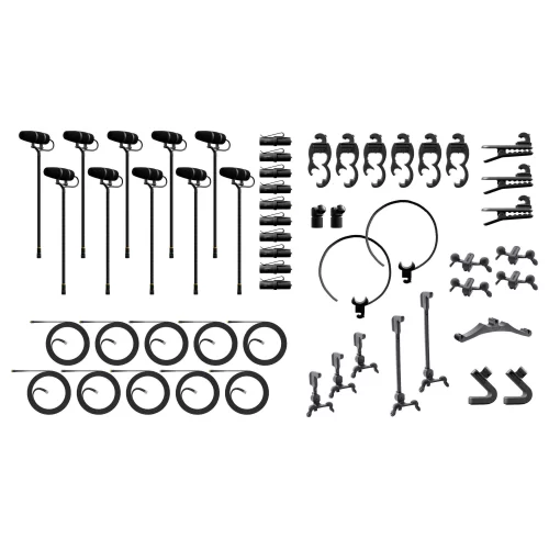 DPA KIT-4099-DP-10R-C Комплект в кейсе из 10 микрофонов CORE 4099 c аксессуарами для рок-инструментов