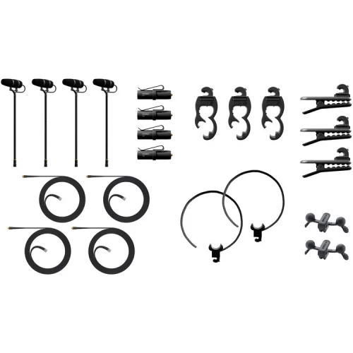 DPA KIT-4099-DP-4R-C Комплект в кейсе из 4 микрофонов CORE 4099 c аксессуарами для рок-инструментов