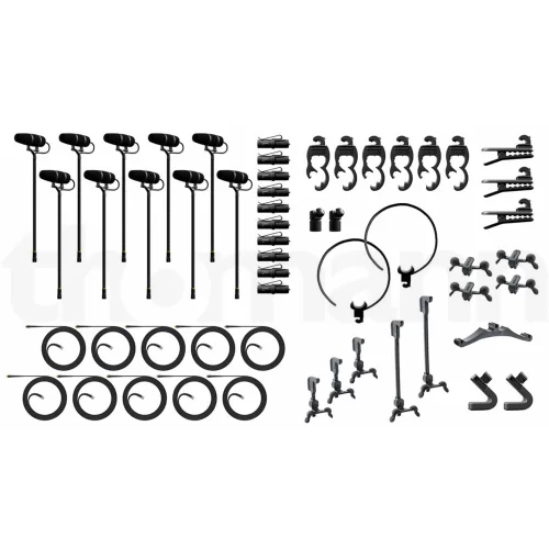 DPA KIT-4099-DP-10R Комплект из 10 микрофонов CORE 4099 c аксессуарами для рок-инструментов