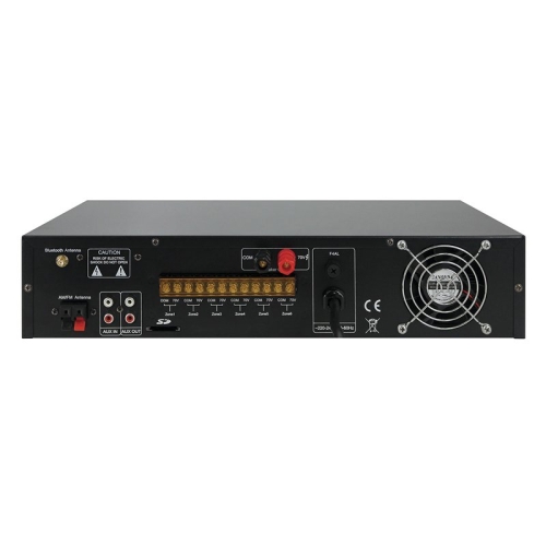 DSPPA MP-2708 Трансляционный микшер-усилитель, 80 Вт., MP3, Bluetooth, 6 зон
