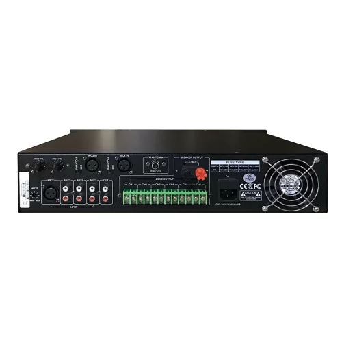 DSPPA MP-310U Трансляционный микшер-усилитель, 120 Вт., MP3, FM, 6 зон