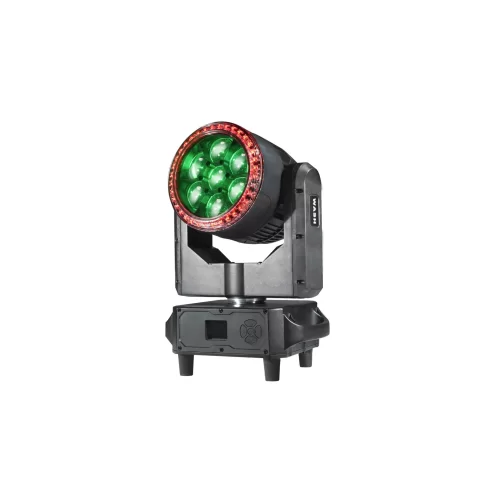 Dialighting IW 7-40 B.Ring IP65 Вращающаяся голова Wash, Beam, 7х40 Вт., RGBW, LED-кольцо, IP65