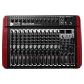 DreamSound DSA-FD12MP 12-канальный активный микшерный пульт, 2х650 Вт., MP3, Bluetooth