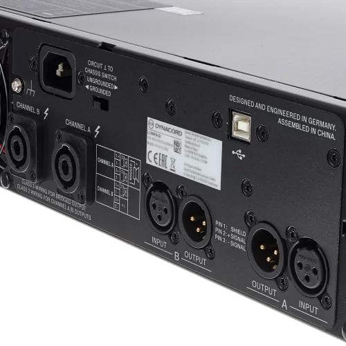 Dynacord L1300FD Усилитель мощности, 2х650Вт.