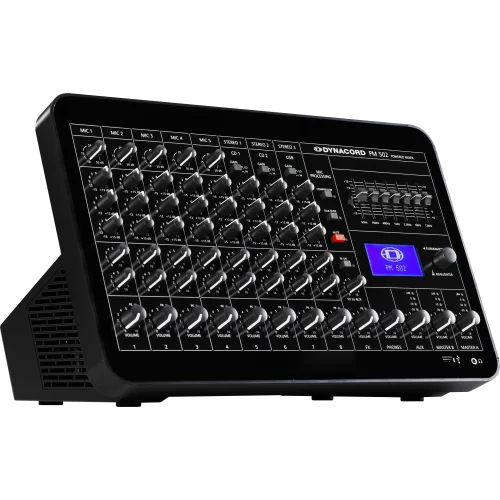 Dynacord PM 502 Активный микшерный пульт, 8 каналов, FX, 2x450 Вт., 4 Ом.