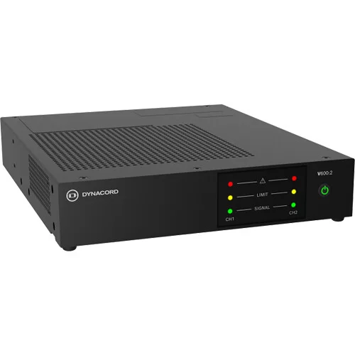 Dynacord V600:2 Трансляционный усилитель, 2x300 Вт.