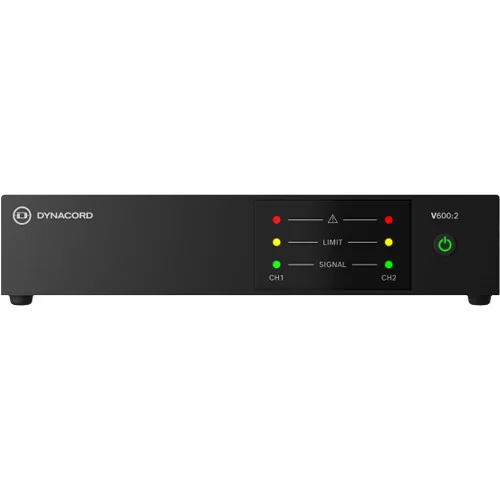 Dynacord V600:2 Трансляционный усилитель, 2x300 Вт.