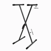 ECO KS016 Black Облегченная клавишная стойка"X"- типа