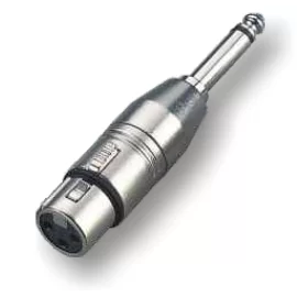 ECO RA014 Переходник 3P XLR"мама" - 6.3 mono Jack"папа"