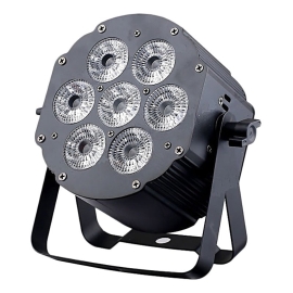 ESTRADA PRO LED PAR 712 Светодиодный световой прожектор LED PAR 7 x12W RGBW+AMBER+UV в металлическом корпусе